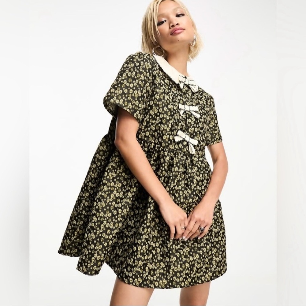 Sister Jane Floral Jacquard Dress